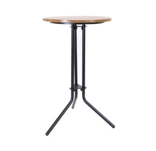 Trine Wooden Top High Table 1110Mm