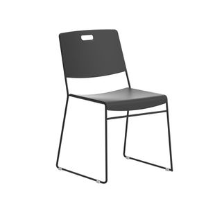 Titan Arc Hd Stacker Chair Black