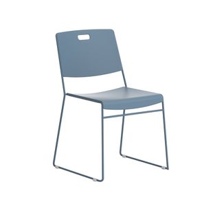 Titan Arc Hd Stacker Chair Steel Blu