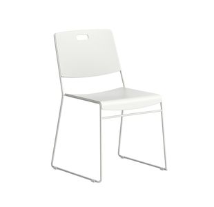 Titan Arc Hd Stacker Chair White