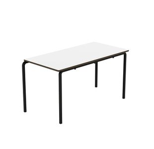 Crush Bent Frame Table 1200 Wht/Blk