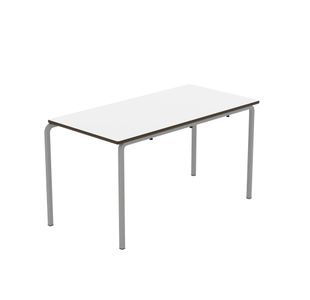 Crush Bent Frame Table 1200 Wht/Grey