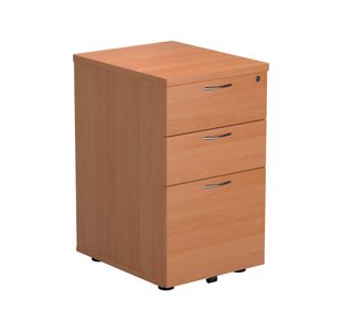 Jemini 3Drw Under Desk Ped V2 Beech