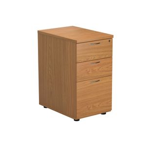 Jemini 3 Drw Desk High Pedestal Noak