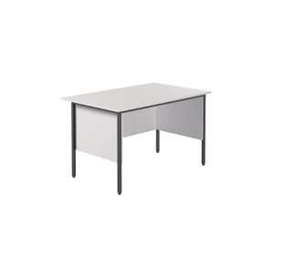 5 Star Rect 4 Leg Desk White
