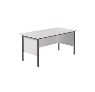 5 Star Rect 4 Leg Desk White