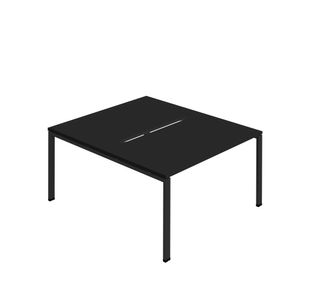 2 Person Backtoback Desk 1200Mm Blk