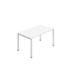 1 Person Bench Desk 1400X800Mm White