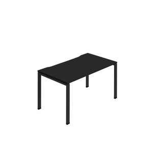 1 Person Bench Desk 1600X800Mm Black
