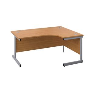 First Radial Rh Desk 1600 Noak/Slv