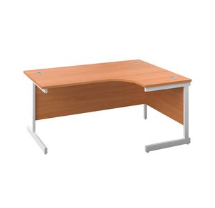 First Radial Rh Desk 1800 Bch/White