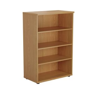 First 3 Shelf Wooden Bookcase Noak