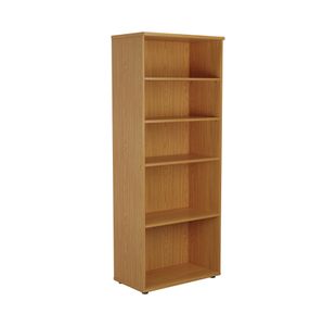 First 4 Shelf Wooden Bookcase Noak