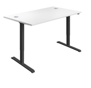 First Sit/Stand Desk 1400X800Mm Wht