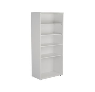 Jemini Wdn Bookcase 800X450X1800 Wht
