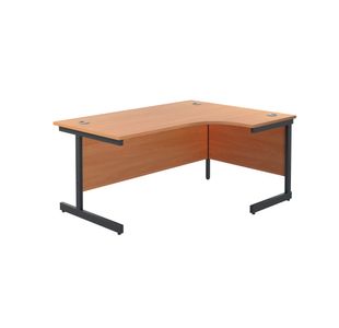 Jemini Rdl Rh Desk 1600X1200 Bch/Blk