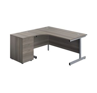 Jemini Radial Lh Desk And Dskh Ped