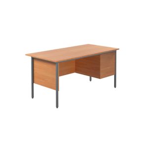 5 Star Rect 3 Drw Ped Beech