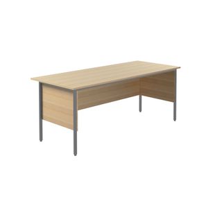5 Star Rect 4 Leg Desk Ferrera Oak