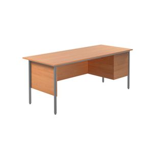 5 Star Rect 2 Drw Ped Beech