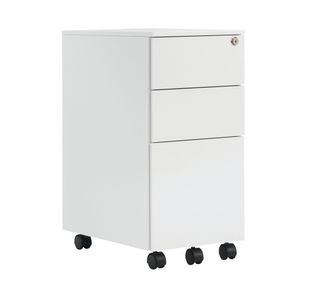 First 3 Drw Under Desk Pedestal Wht