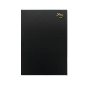 Letts Desk Diary Dpp A4 Blk 2027