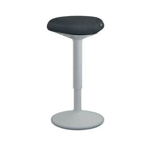 Leitz Ergo Active Stand Stool Lt Gry