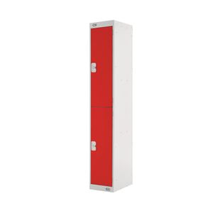 Two Compartment Locker 300 Red