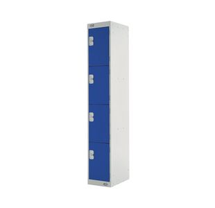 Four Compartment Locker 300 Blue
