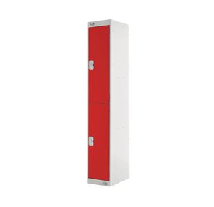 Two Compartment Locker 450 Red