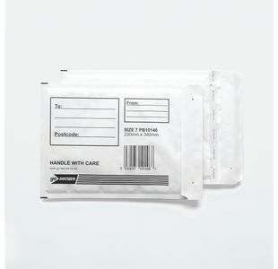 Gosecure Bubble Env Size 7 Wht Pk10