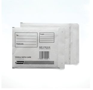 Gosecure Bubble Env Size 8 Wht Pk10