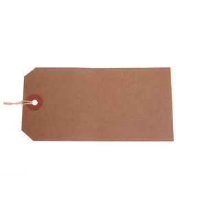 Strung Tags X10 60X120Mm Buff Pk50