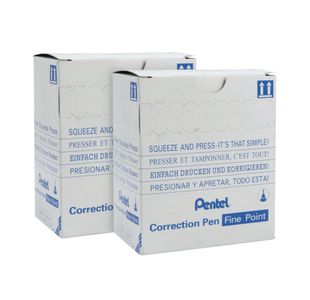 Pentel Micro Correct Pen 12Ml 2For1