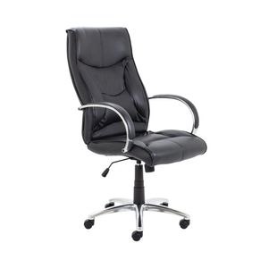 Lacuna Executive Chair Leather Black