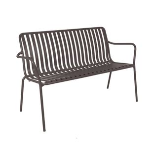Lark Two Seater Bench Charcoal