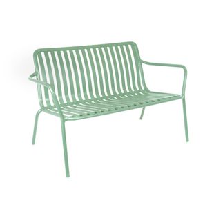 Lark 2 Seater Low Bench Fair Green