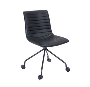 Striva Office Chr No Arms Pu Black