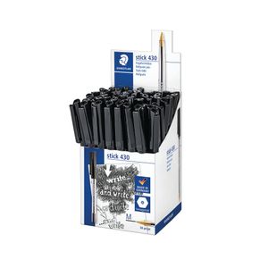 Stick 430 Ballpoint Pen Cdu Blk Pk50