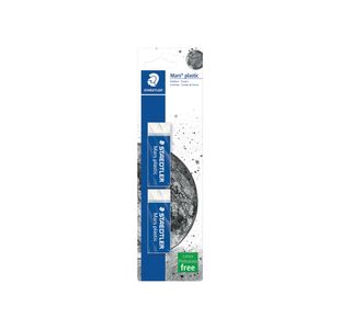 Mars Plastic Eraser Blistercard Pk2
