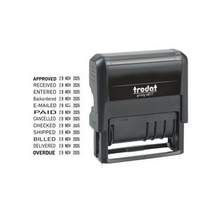 Trodat Printy Dater Phrase 4817
