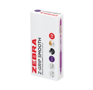Z-Grip Retr Ballpoint Pen Vio Pk12
