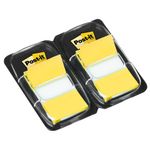 Postit Index Flag Dispenser Ylw Pk2