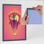 15Mm Snap Frame A6 Grey Frame