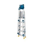 Workstation 5 Tread Stepladder Blue