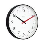 Riley Office Clock Black 30Cm 22573