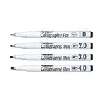 Artline Calligraphy Pen Black Pk4