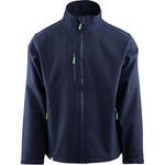 Mens Navy Softshell Jacket 2Xl