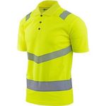 Yellow Hi-Vis Polo Shirt L