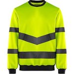 Yellow Hi-Vis Sweatshirt 2Xl